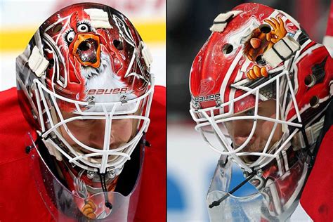 Nhl Goalie Masks By Team 2016 Sports Illustrated