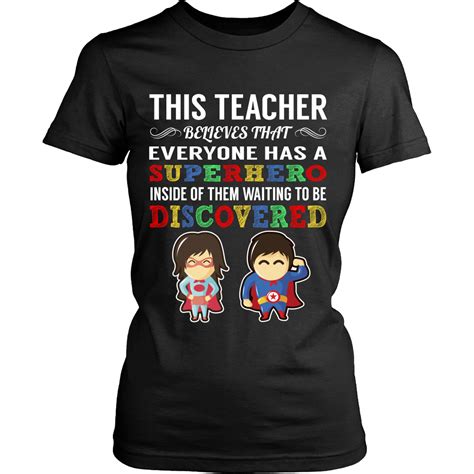 Everyone Has A Superhero Teacher T Shirt Teessmart