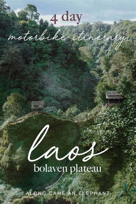 (also largest in the world). The lost world of the Bolaven Plateau motorbike loop ...
