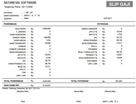 Jokowi kabulkan impian guru honorer, 1 desember terbitkan pp p3k. Contoh Slip Gaji Karyawan Yang Bisa Di Edit - Guru Paud