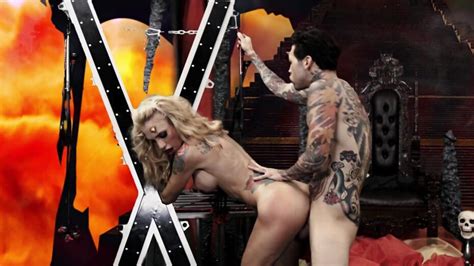 Tattooed Devil Sarah Jessie Gets Fucked From Behind After Giving Head Movie Small Hands Milf Fox
