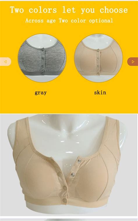 Front Closure Vest Design Mastectomy Bra For Silicone Breast Form