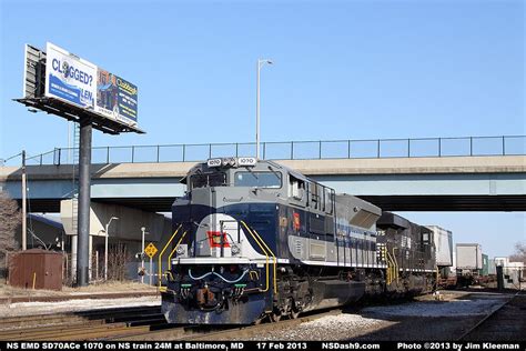 Ns Emd Sd70ace 1070 Wabash Railroad Heritage Unit Photo Page Wabash