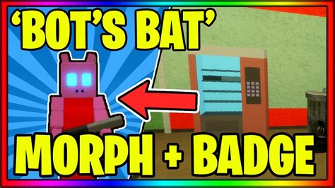 How To Get The Bots Bat Badge Morph In Piggy Rp Wip Roblox