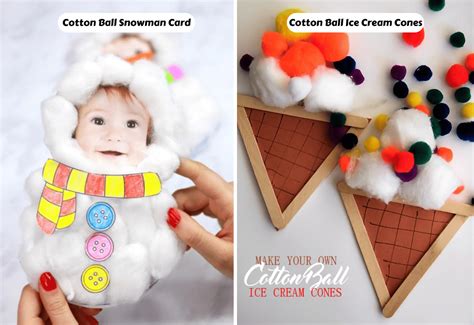 Cotton Ball Art Projects