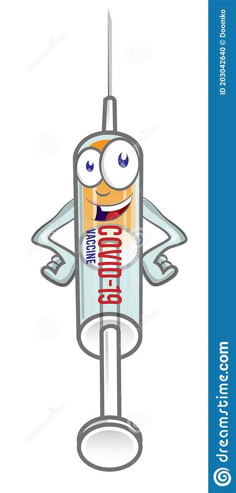 Maybe you would like to learn more about one of these? Smiling Cartoon Character Mascot Medical Syringe Corona ...