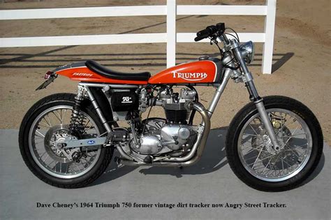 Triumph Bsa Street Trackers On Vintage Flat Trackers Pages