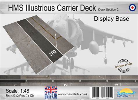 Hms Illustrious Deck Section 2 420 X 297mm Coastal Kits S262 48
