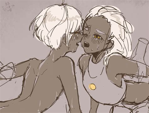 rule 34 ambiguous gender ambiguous penetrated ambiguous penetration arm grab blush dark skin