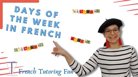 Learn The French Days Of The Week And An Exercise To Practice French