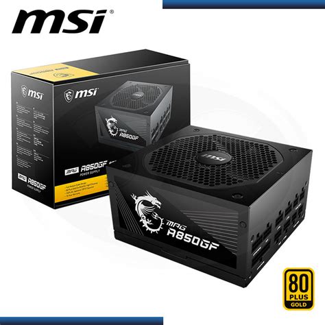 Fuente Msi Mpg A850gf 850w 80 Plus Gold Modular Compara Precios Con