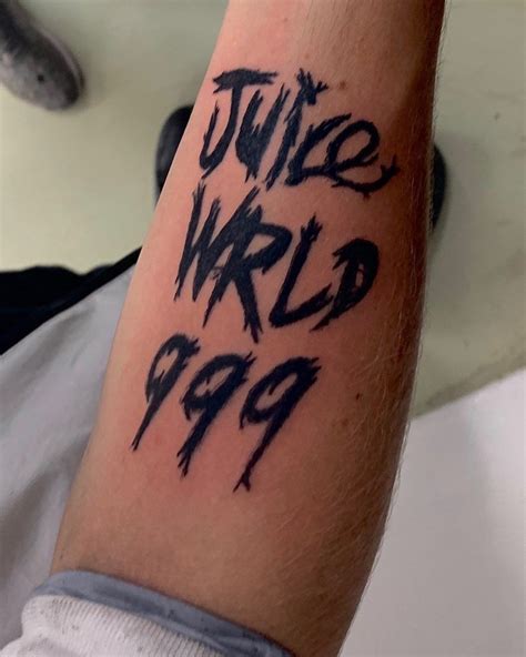 Juice Wrld Tattoo Ideas 999 Nriteo