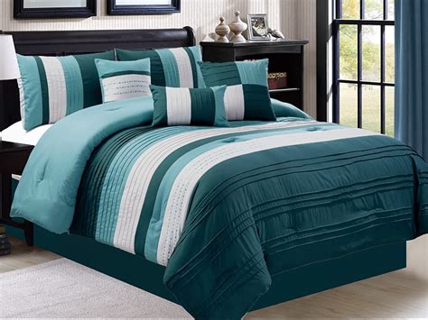 Empire Home 7 Piece Solid Elegant Stripped Oversized