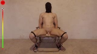 Orgasms Impaled On Dildo Tied To Chair Restrained Prostate Milking Session Hands Free