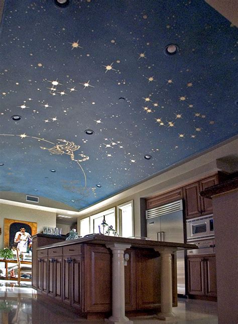Statement Ceilings How Relaxing To Cook Under The Constellations Gold