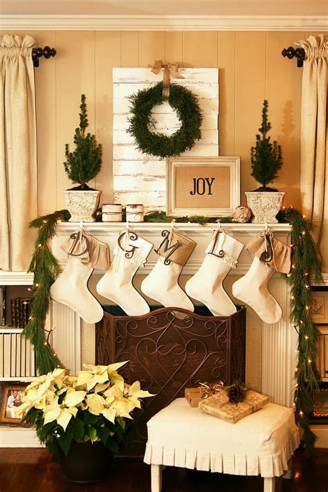 Beautiful Ideas For Christmas Fireplaces Decor Ellys Diy Blog