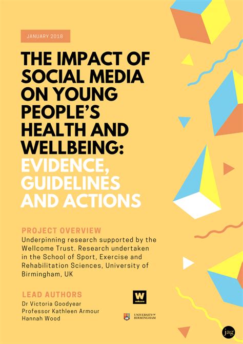 Pdf The Impact Of Social Media On Young Peoples Health And Wellbeing