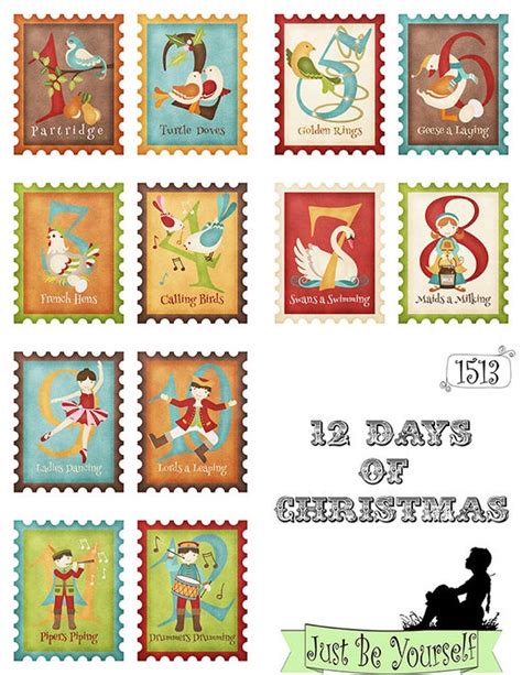 12 Days Of Christmas Images Printable That Are Rare