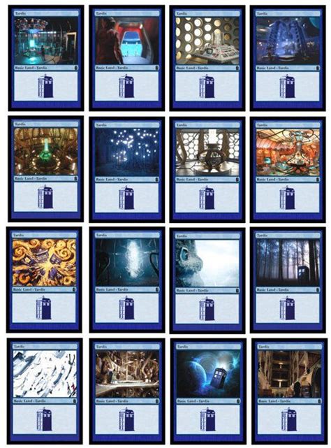 The Time And Space Deck Doctor Who Magic Trading Cards Complete