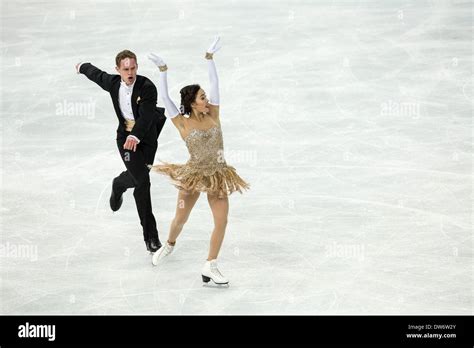 Madison Chock And Evan Bates Usa Performing In The Ice Dance Short