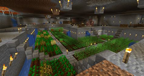 My Underground Farm Rminecraft