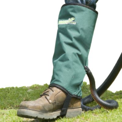 A snake kept in an enclosure wouldn't be very effective as a guard animal. Taylor Safety Equipment | SnakeProtex Snake Gaiters