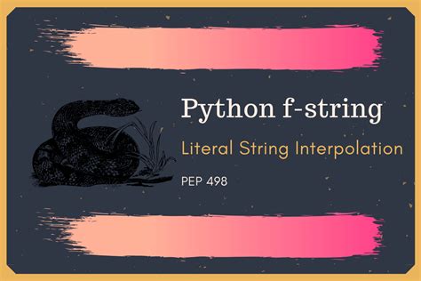 Python F Strings PEP 498 Literal String Interpolation DigitalOcean
