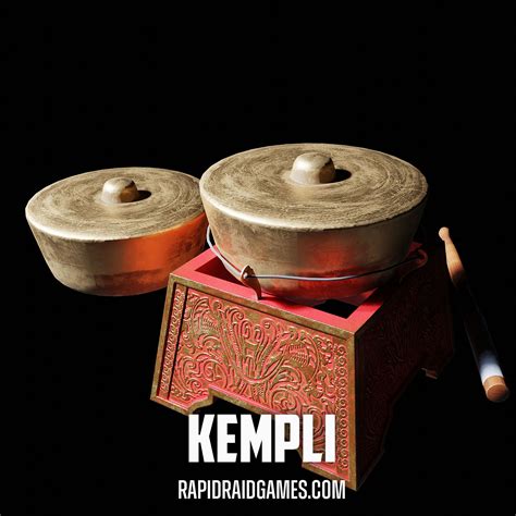 Artstation Traditional Bali Musical Instruments Kempli