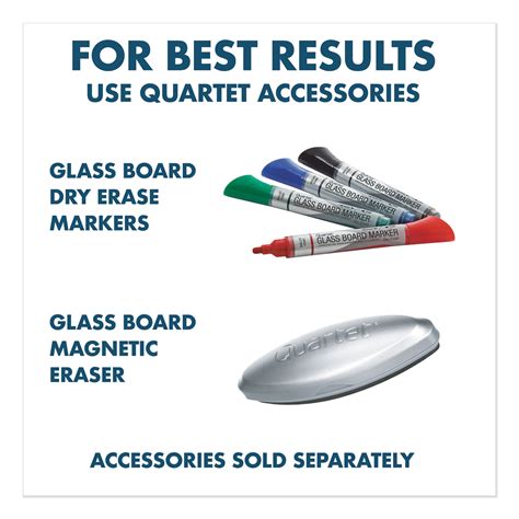 Qrt Pdec1830 Quartet Infinity Magnetic Glass Dry Erase Cubicle Board Qrtpdec1830