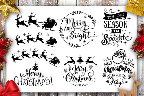 Christmas bundle 40 SVG file Cutting File Clipart in Svg, Eps, Dxf, Pn