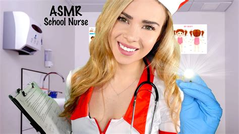 Asmr School Nurse Examination Gloves Measuring Checking For Lice