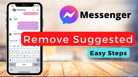 Remove Suggested On Messenger On Iphone Youtube