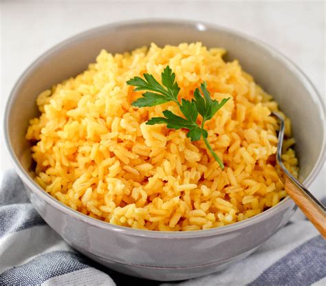 How To Make Homemade Yellow Rice Health Meal Prep Ideas