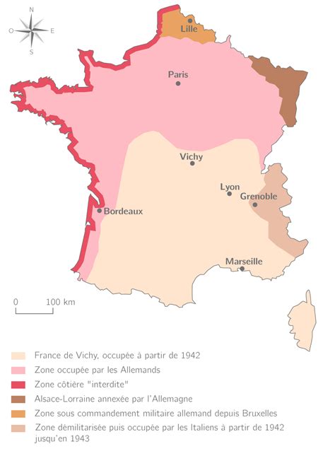 La France Défaite Et Occupée Régime De Vichy Collaboration