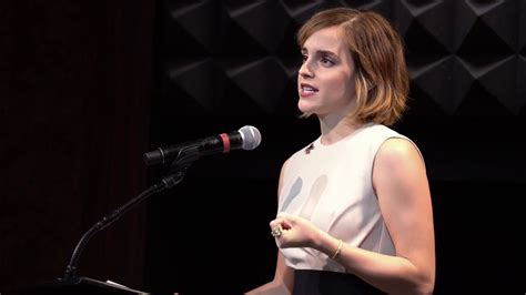 Emma Watson Heforshe Arts Week Opening Speech Screencaps Emma Watson