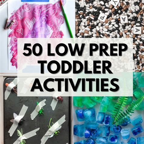 50 Easy Things To Do With Toddlers Low Lift Fun