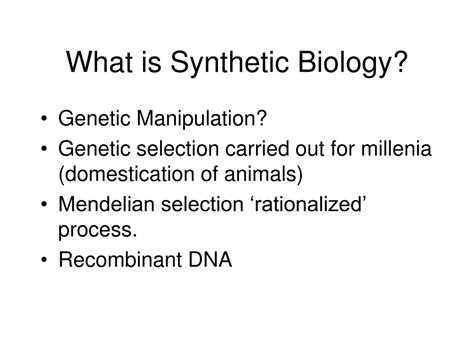 Ppt Synthetic Biology Powerpoint Presentation Free Download Id9105978