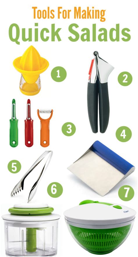 Here are the 22 best kitchen essentials and kitchen utensil sets to help get you started! Tools for Making Quick Salads - Primavera Kitchen