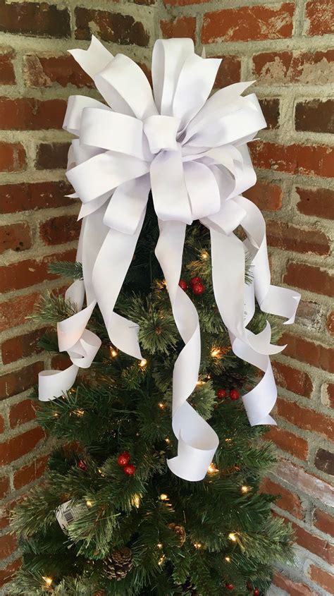 20 Christmas Tree Bow Topper Ideas Hmdcrtn