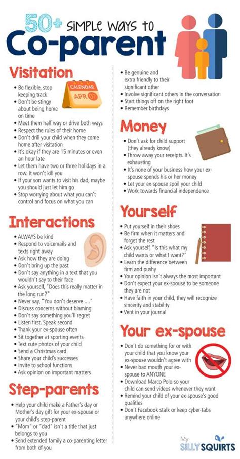 50+ Simple ways to co-parent and still get along | My ...