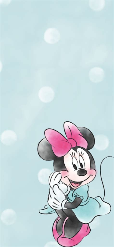 Minnie Mouse Minty | Minnie, Wallpaper iphone disney, Glitter phone