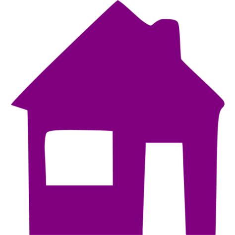 Purple Home 6 Icon Free Purple Home Icons