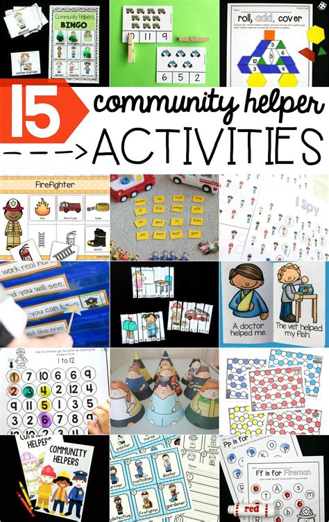 This set of worksheets is designed to help kids of different ages gain some. I Spy Community Helpers Printable