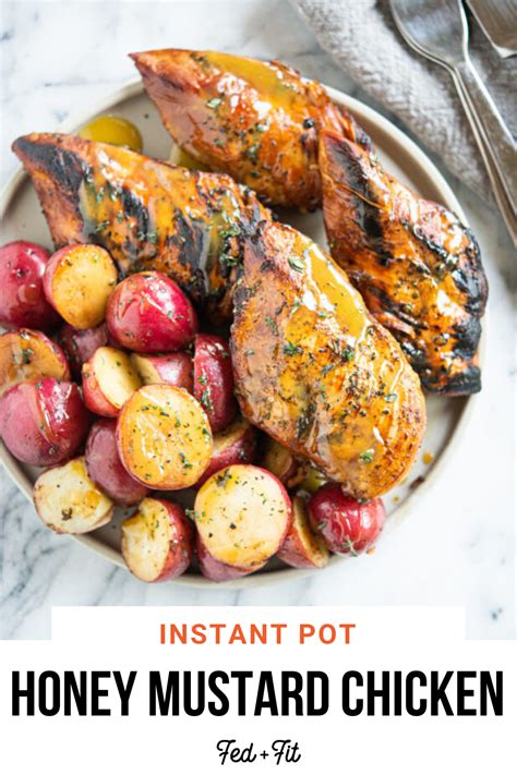 I've made a few pork tenderloin recipes in the instant pot and this is the first one. Instant Pot Honey Mustard Chicken and Potatoes | Recipe in 2020 | Healthy instant pot recipes ...