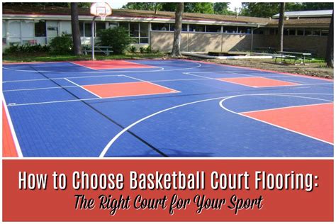 How To Choose Basketball Court Flooring The Right Court For Your Sport