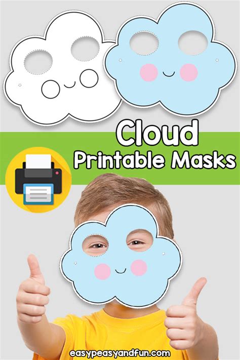 Printable Cloud Mask Template Easy Peasy And Fun Membership