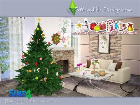 Build Up Your Christmas Tree By Simcredible At Tsr Sims 4 Updates