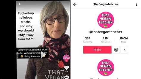 that vegan teacher gets the chop tiktok bans account