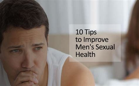 10 Tips To Improve Mens Sexual Health Expert Zine