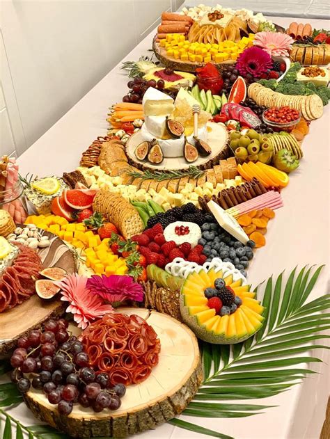 Charcuterie Graze Table Tropical Theme Tropical Food Tropical Party